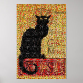 Póster fotomosaic Tournée du Chat Noir