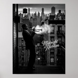 Poster Fotomusicista Noturno em Harlem