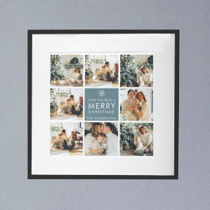Poster Fotos de Feriado de Colagem Feliz Natal Presen