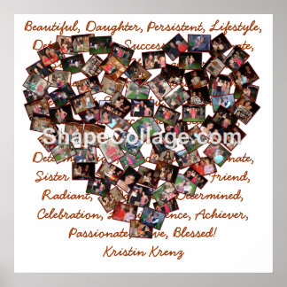 Poster Fotos de Graduação de Kristin