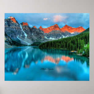 Poster Fotos Pitorescas de Alberta Canadá