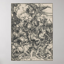 Poster Four Horsemen of the Apocalypse by Durer