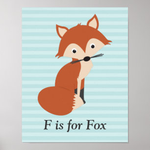 Póster Fox curioso