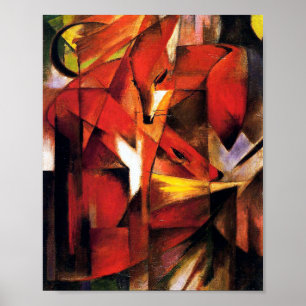 Poster Fox de Franz Marc