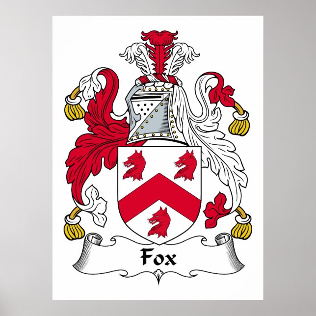 Póster Fox Family Crest (Frente)