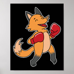 Poster Fox faz boxing