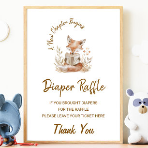 Poster Fox Lendo Novo Capítulo Começa Fralda Sinal Raffle