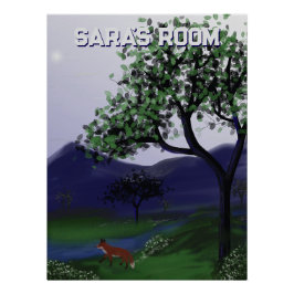 Póster Fox Personalizado Poster