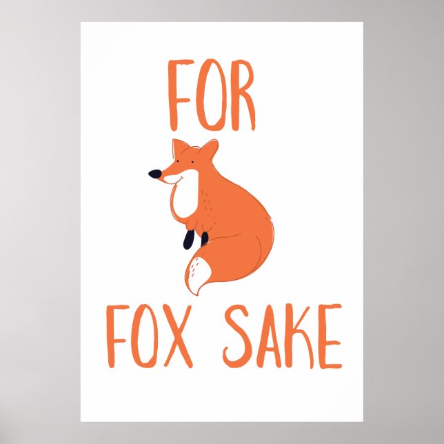 Poster Fox Sake (Frente)