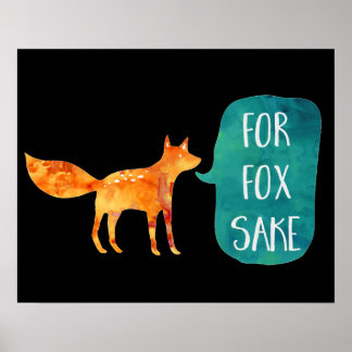 Póster Fox Sake