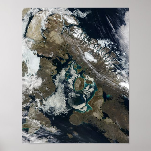 Póster Foxe Basin, Canadá Norte (Frente)
