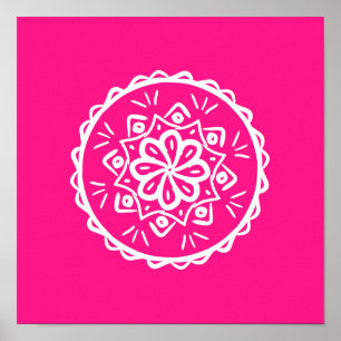 Poster Foxglove Mandala