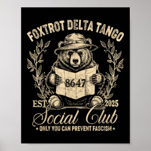 Poster Foxtrot Delta Tango Social Club Só Você Pode Preve