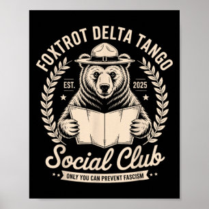Poster Foxtrot Delta Tango Social Club Só Você Pode Preve