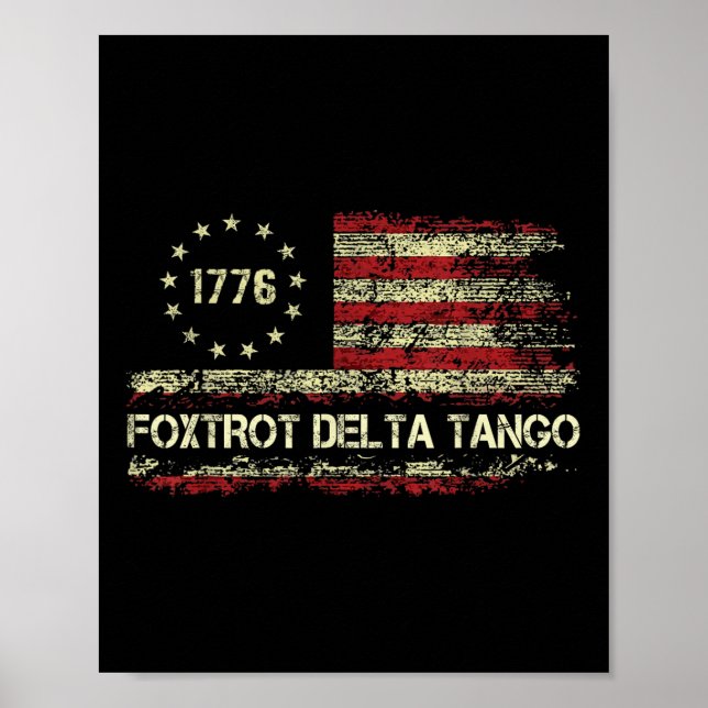 Poster Foxtrots Delta Tangos Funny Foxtrots Delta Tangos (Frente)
