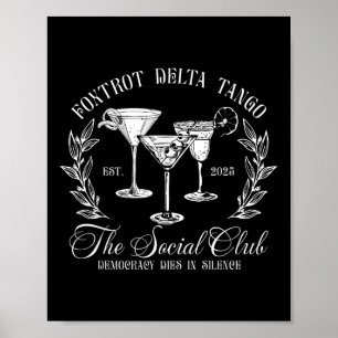 Poster Foxtrots Deltas Tangos O Clube Social