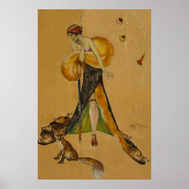 Poster Foxy Lady by Will Pogany (Frente)