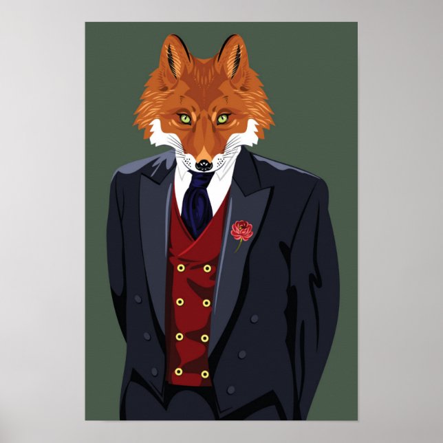 Poster Foxy Portrait (Frente)