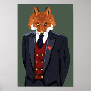 Poster Foxy Retrato