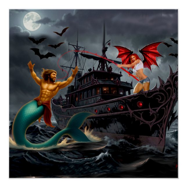 Póster Foxy Roxy Vampira Rebelde - Altos Mares (Frente)