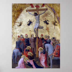 Poster Fra Angelico a crucificação