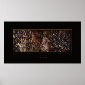 Póster Fractais são antigos