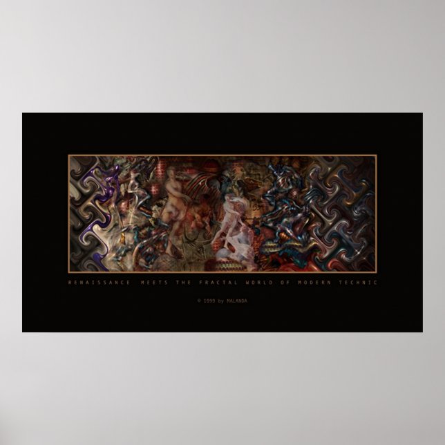 Póster Fractais são antigos (Frente)