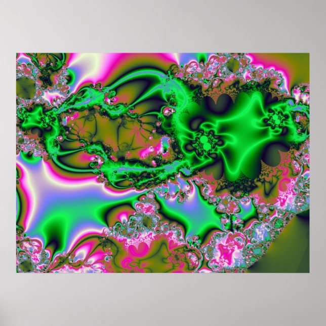 Póster Fractal 3057-2 (Frente)