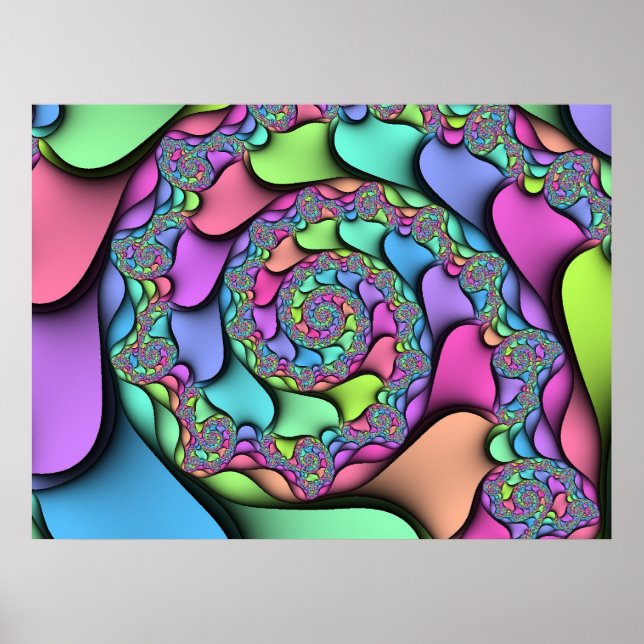 Póster Fractal 318-2 (Frente)