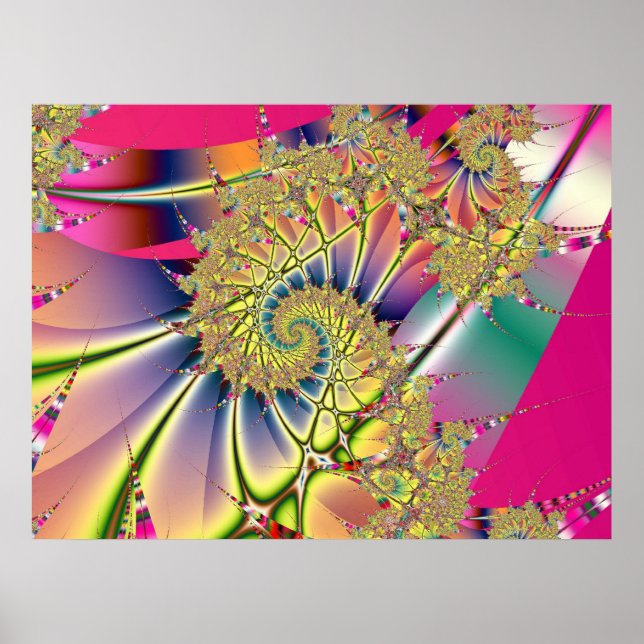 Póster Fractal 611 (Frente)