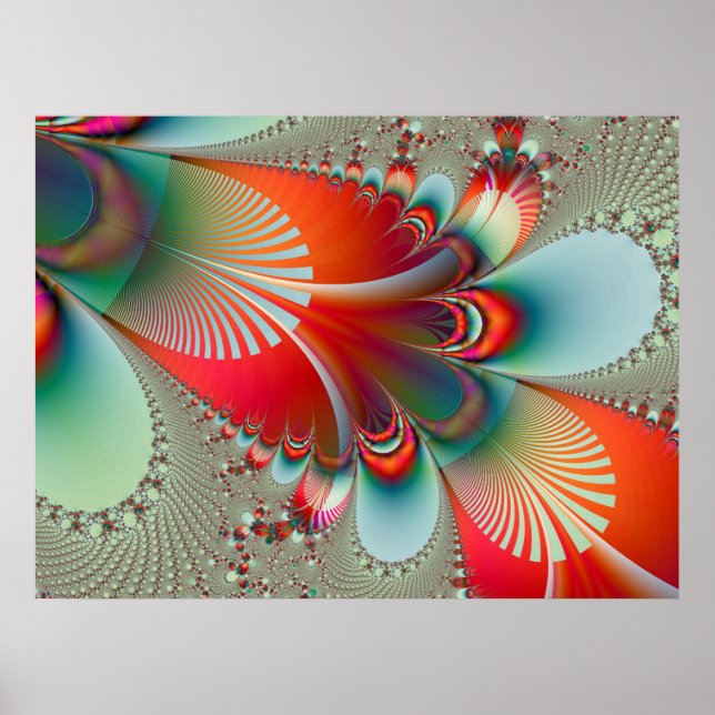 Poster Fractal 887 (Frente)