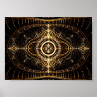 Poster Fractal Art Poster: Todos Vendo Olhos
