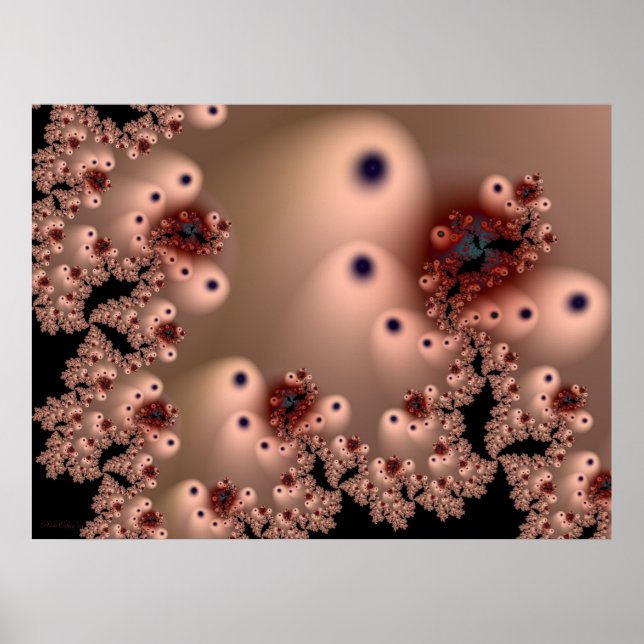 Poster Fractal Chantilly Splendor (Frente)