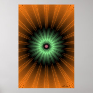 Póster Fractal da génese