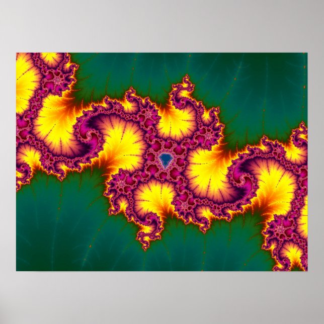 Poster Fractal de Mandelbrot (Frente)