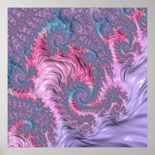 Poster Fractal de Pastel