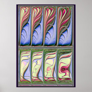 Poster Fractal do Aquário