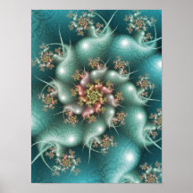 Fractal Espiral Azul