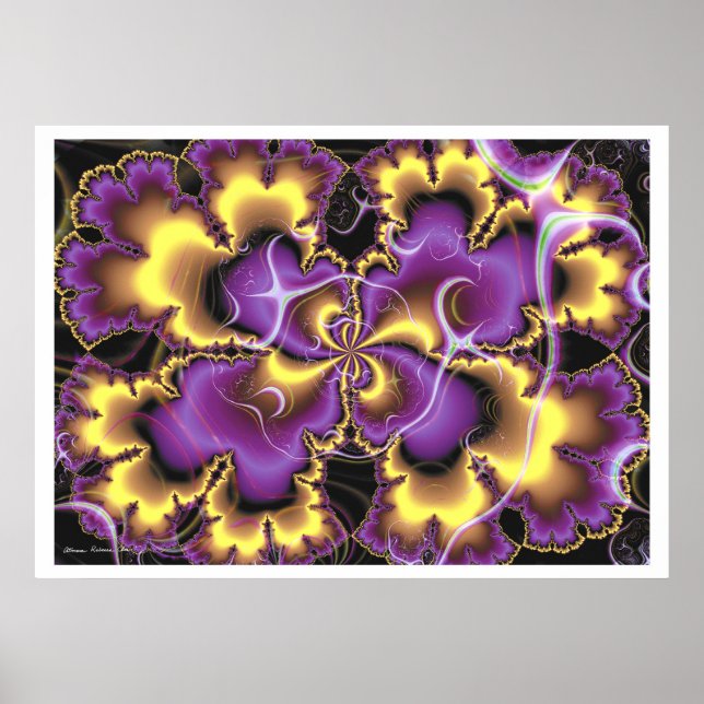 Poster Fractal Fantasy 2 (Frente)