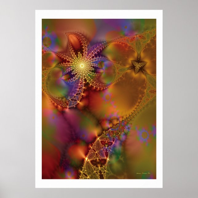 Poster Fractal Fantasy 25 (Frente)