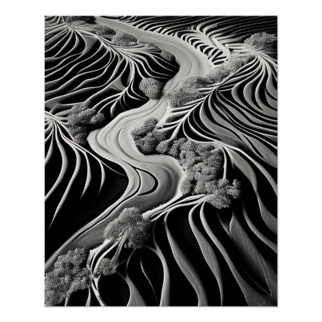 Póster Fractal Flow (Frente)