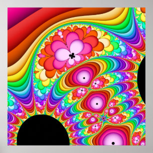Poster Fractal Groovy Trip