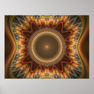 Poster Fractal juliano grande 21 da arte do Fractal