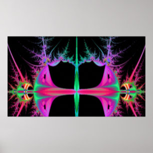 Poster Fractal Landscape