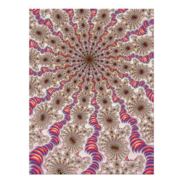 Póster Fractal Mandelbrot Radial