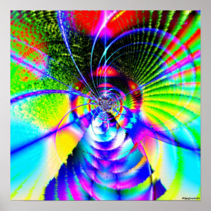 Poster Fractal Maze 5c