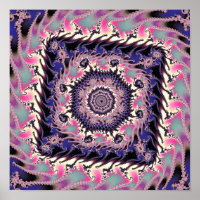 Fractal Quadrado de Mandelbrot