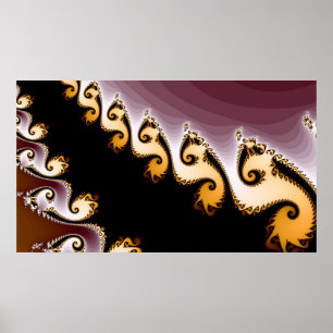 Póster Fractal Swirl