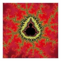 Fractal Vermelho de Mandelbrot
