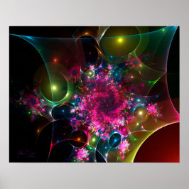 Poster Fractal Webb04 20x16